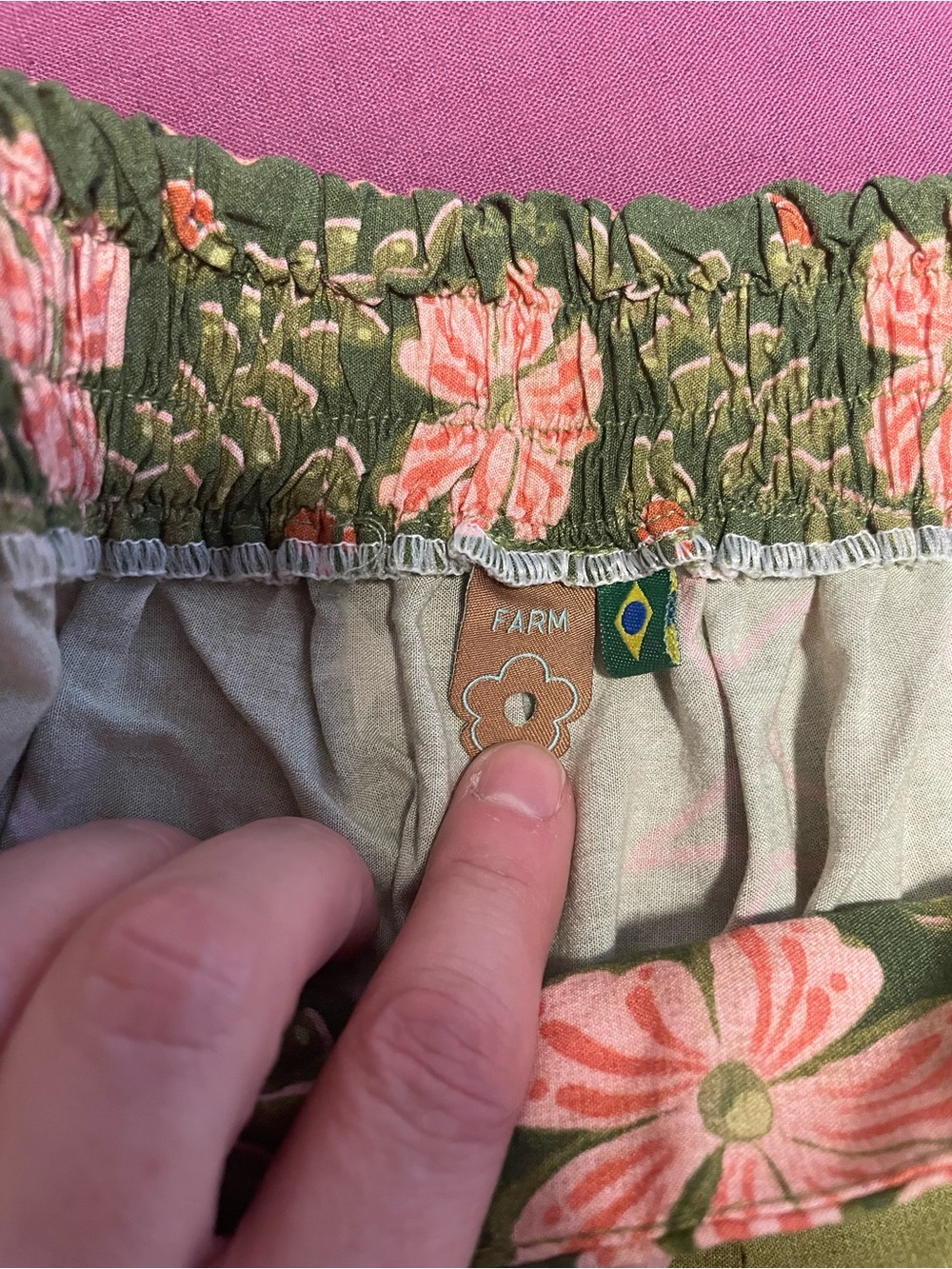 FARM Rio wide leg cropped pants with pockets - Picture 10 of 11